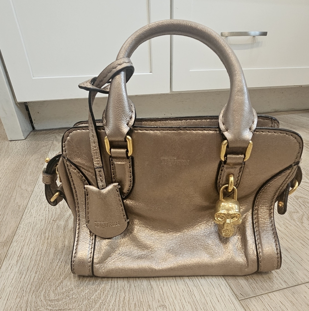 Designer Gold Handbag